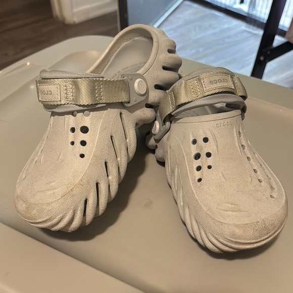 Crocs Gray Clogs - Picture 1 of 4